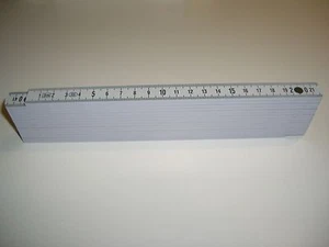 5 x ZOLLSTOCK 3 M 3 METER KUNSTSTOFF NEU UMBAU RENOVIERUNG 90 GRAD ARRETIERUNG - Bild 1 von 1