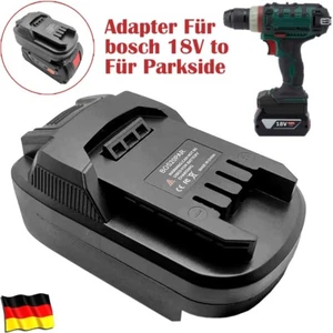 Akku Adapter für Bosch 18V Akku Konvertieren zu für Parkside 20V Werkzeug - Bild 1 von 11