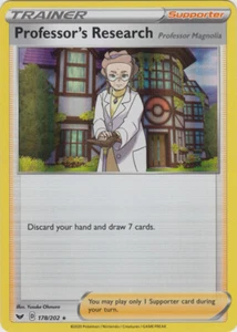 x1 Professor's Research - 178/202 -Holo Rare Pokemon SS01 Sword & Shield Base M/ - Bild 1 von 1