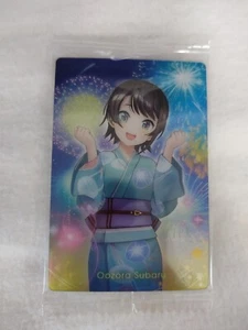 Wafer ololiva Oozora Subaru ololiva vol.3 carta profilo outfit YUKATA - Foto 1 di 2