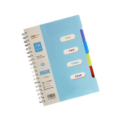 Office Organizer Notebook 25K Capacity Coil Bound Thick Sheets B5 Layouts - Image 1 of 4