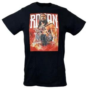 Roman Reigns Poster Print Black T-shirt - Picture 1 of 5