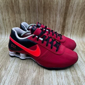 Nike Shox Deliver Women's Size 8 Red Black Shoes Sneakers Athletic 615981-661 - Picture 1 of 10