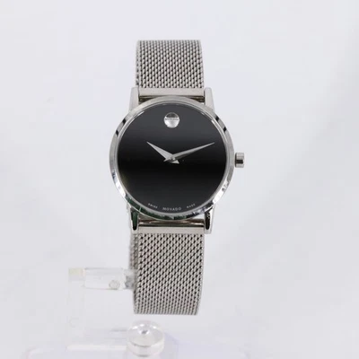 Reloj para damas MOVADO 07.3.1463 clásico museo esfera negra correa de malla (PZ2003133) Foto 1 de 4