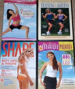 Frauen Training Fitness Bauch Po Oberschenkel feste Form Stressabbau 4 DVD Posten NEU - Bild 1 von 1