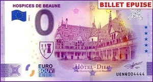 ***N°4444*** TRES RARE NUMERO QUADRUPLE / BILLET 0 € / 0 € SCHEIN / UENQ 2022-2 - Imagen 1 de 1
