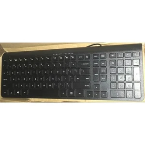 Hewlett-Packard Keyboard Wired USB Black QWERTY Plastic Model SK-2026 - Picture 1 of 3