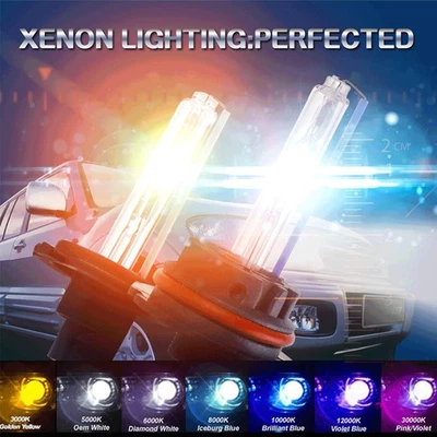 55W H1 H7 9005/HB3 9006/HB4 H8/H9/H11 HID Xenon Headlight Car Replace Bulbs Kit - Image 1 of 4