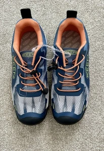 Kinder Keen Wanduro Speed Wanderschuhe Indigo/Tangerine Youth Größe 4 - Bild 1 von 5