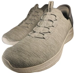 Skechers Slip-Ins Sneaker Men 9.5 Gray Walk Cottagecor Boho Y2k Normcor(5B) - Picture 1 of 20