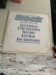 History Of Rock Vol.39 Kate Bush, Costello, Lowe EX-2x Vinyl LPs Plays V Nicely - Picture 1 of 13