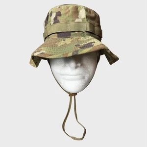 Vintage Army Issued Mil surp Camo Bucket Hat Wasteland Weekend Post Apocalyptic - Picture 1 of 6