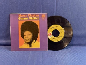 MERRY CLAYTON GIMME SHELTER 45 TOURS / 7'. ORIGINAL FRANKREICH FAST NEUWERTIG - Bild 1 von 3