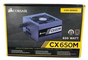 Corsair CX650M 650W Półmodułowy zasilacz ATX 80+ Bronze – NOWY Open Box - Zdjęcie 1 z 13