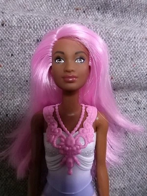 Molde facial RARO AA Barbie Dreamtopia hadas cuento de hadas juego de pelo rosa 2021 2011 Foto 1 de 4