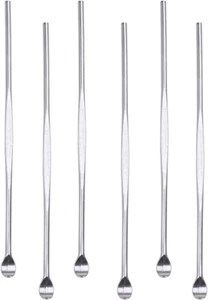 6Pcs Stainless Steel Ear Pick Metal Ear Spoon Ear Cleaner Tool Earwax Removal Ki - Picture 1 of 12
