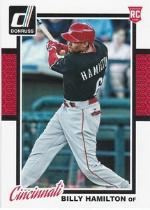 2014 Donruss  Billy Hamilton RC Rookie Cincinnati Reds #281 - Picture 1 of 2