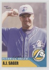 2002 Multi-Ad Sports West Michigan Whitecaps AJ Sager #26