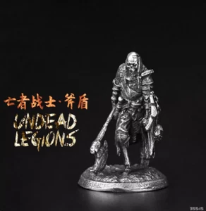 Undead Legions Dead warrior-Axe shield Metal Miniatures Dungeons & Dragons War - Picture 1 of 2