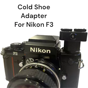 Flash Adapter Cold Shoe for Nikon F3 (replace for AS-4 style) - Picture 1 of 8