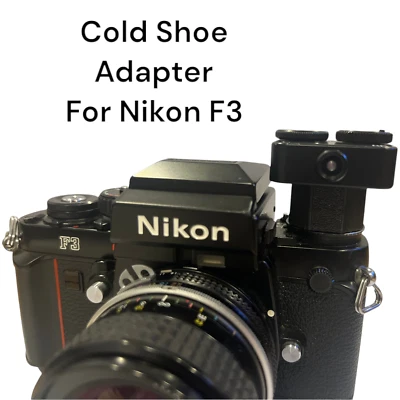 Flash Adapter Cold Shoe for Nikon F3 (replace for AS-4 style) - Image 1 of 4