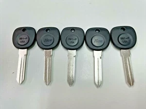 Lot 5 New B91-P CHEVROLET Non Chip Ignition Key Blank Uncut Blade /Made by Ilco - Foto 1 di 2