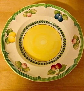 Villeroy & Boch French Garden Fleurence Rimmed Soup Cereal Bowl 9" Fruit - Picture 1 of 9