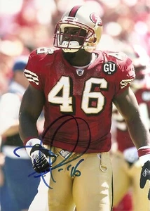 FOTO firmada de Delanie Walker 49ers automática 5x7 - Imagen 1 de 1