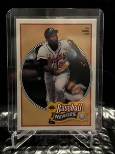 1991 Upper Deck - Baseball Heroes - #19/27 Hank Aaron - Braves - Picture 1 of 2