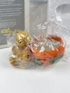 VTG 1998 Enesco Cherished Teddies Fine Collectible Autumn Tealight Holder 470333 - Bild 1 von 6