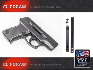 COLT Semi Auto CLIPDRAW All Models Belt Clip IWB Deep Conceal Carry #SA-B Black - Picture 1 of 7