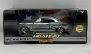 1:18 ERTL AMERICAN MUSCLE 1969 DODGE SUPER BEE RARE METAL CHASE CAR NIB - Picture 1 of 5