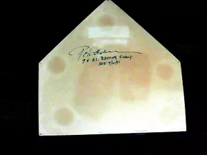ROD CAREW TWINS ANGELS HOF SIGNED AUTO VINTAGE USED HOME PLATE AUTHENTIC 4 LIFE - Picture 1 of 3