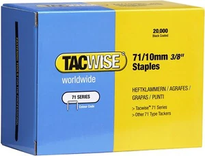 Tacwise 71/10 mm 3/8"" graffette (20.000) 0369 - Foto 1 di 1