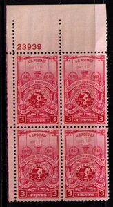 US USA Sc# 979  MNH FVF PLATE # BLOCK American Turners Gymnastics Sports Health - Picture 1 of 1