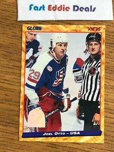 SEMIC SPORTS CARDS  NHL HOCKEY 1995 JOEL OTTO GLOBE  VM'95 TEAM USA CARD 113 - Bild 1 von 2