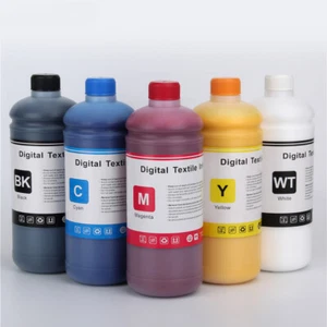 Tinta pigmentada de impresión textil DTG para impresora Mutoh Valuejet 1924Wx 1938Tx 1 juego - Imagen 1 de 4