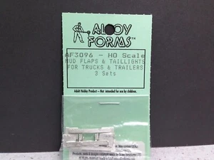 HO 1:87 Alloy Forms # 3096 Mud Flaps & Taillights for trucks/trailers (3 sets) - Picture 1 of 1