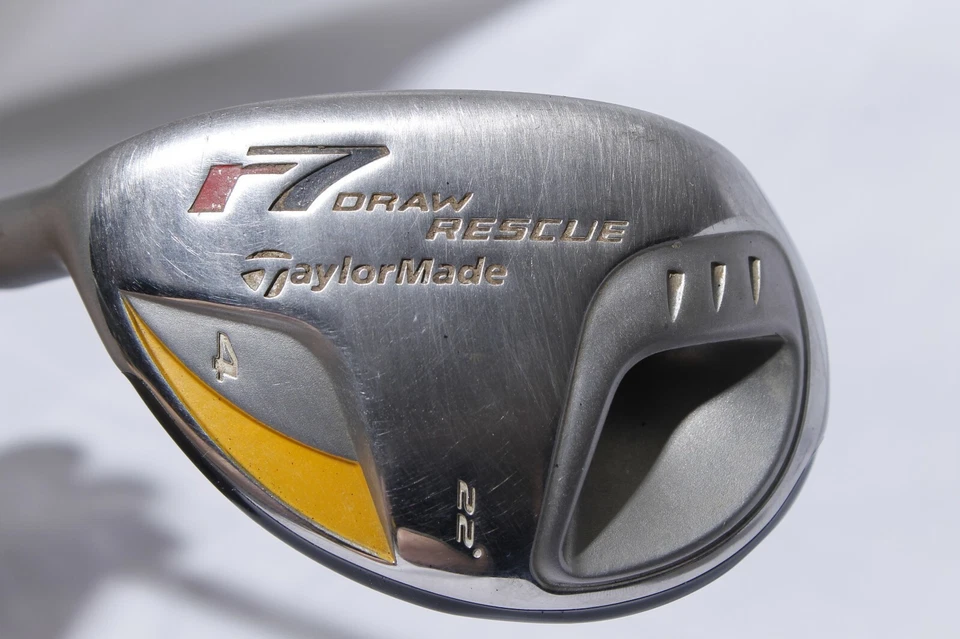 TaylorMade R7 Draw Rescue 22° #4 Hybrid LH Golf Club Reax 55g R Flex 40.5" - Image 1 of 4