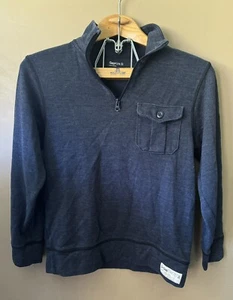 Gap Kids 1/4 Zip Boys Pullover Long Sleeve XL(12) Blue - Picture 1 of 6