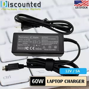 4-Pin 12V 5A AC Power Adapter Charger For Viewsonic VG175 VG181 VG191 VA800 Cord - Picture 1 of 10