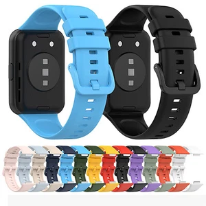 Per Huawei Watch Fit 2 cinturino in silicone cinturino da polso spina in metallo acciaio inox - Foto 1 di 23