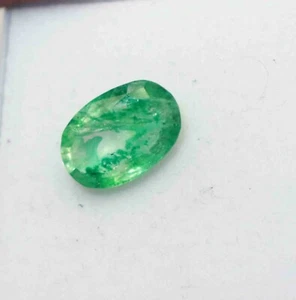 5.30CT Lab Certified Natural 15mm x 11mm x 6mm Green Emerald Gemstone DI470 - Picture 1 of 3