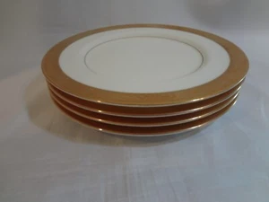 Mikasa China Egge - Salatteller - 4er Set - goldbesetztes Band - Bild 1 von 6