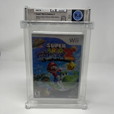 Wii Super Mario Galaxy 2 WATA 9.6 A++ Sealed Nintendo Wii 2010 Game - Image 1 of 2