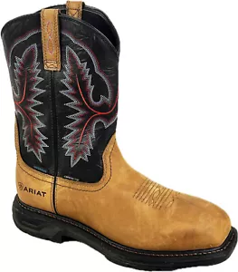 Ariat Men's Workhog Waterproof Composite Toe Safety Western Boot 10024968-10D - Picture 1 of 4