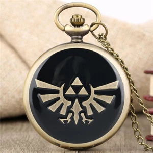 Antique Style Legend Hero Men Women Quartz Pocket Watch Necklace Chain Gift - Picture 1 of 8