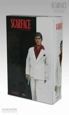 Sideshow Collectibles Scarface Tony Montana in White Suit 12” Talking Figure NEW Cover