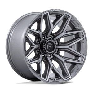 20X9 FUEL 1PC D854 FLUX 8X170 +01MM PLATINUM - SET OF 4 - Picture 1 of 4