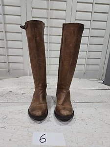 Steve Madden Alara Stiefel Damen Braun Leder Kniehoch Größe 6 5 - Bild 1 von 6